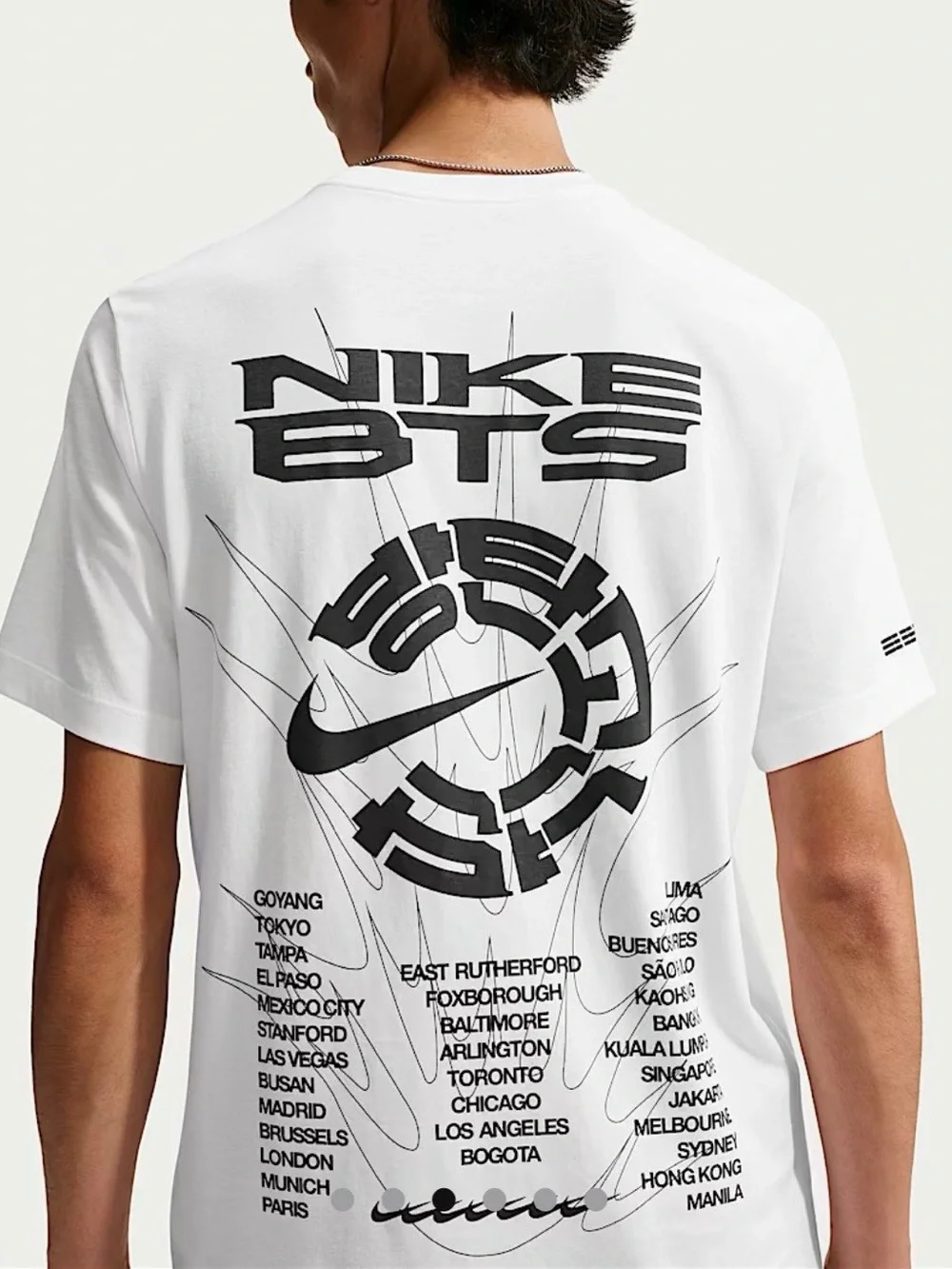 Nike BTS Collaboration Men’s Shirt White Size XS NEW
